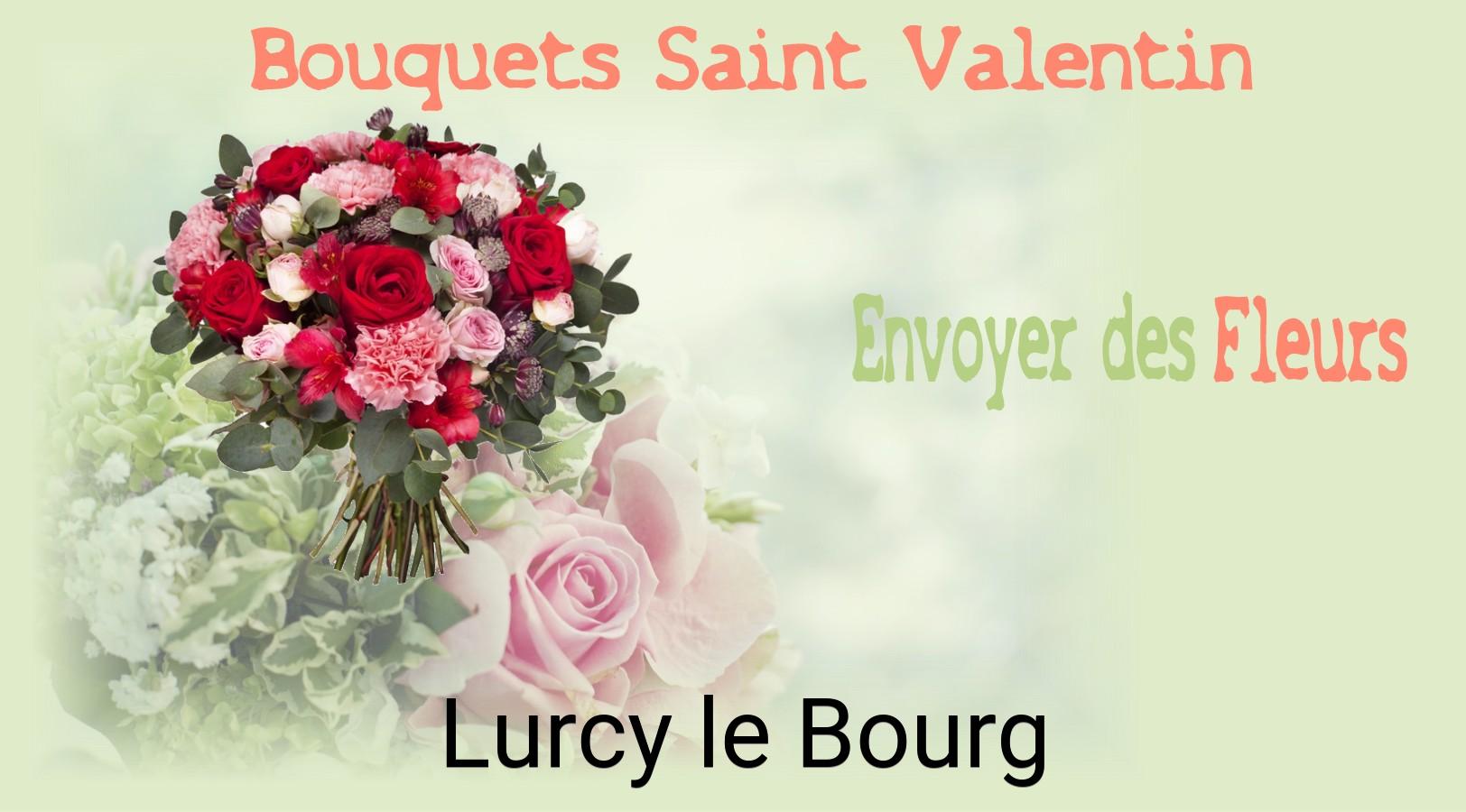 Roses de Saint-Valentin livrées à Lurcy-le-Bourg
